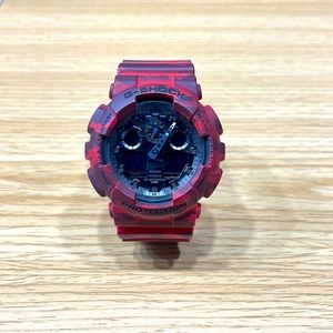 G Shock Army Red Camo